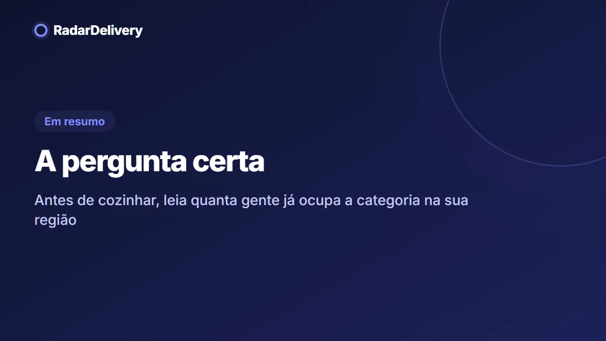 A pergunta certa
